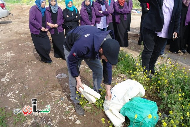 مجلس جت ومكتب حماية البيئة في لواء حيفا ينظمون نشاطات مميزة في يوم النظافة القومي بمشاركة مئات الطلاب 